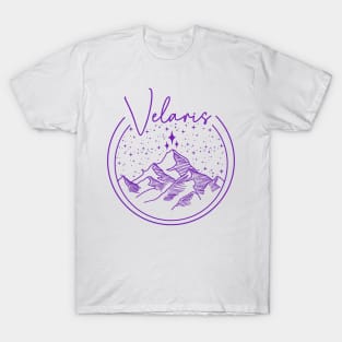 ACOTAR Velaris Logo Purple T-Shirt